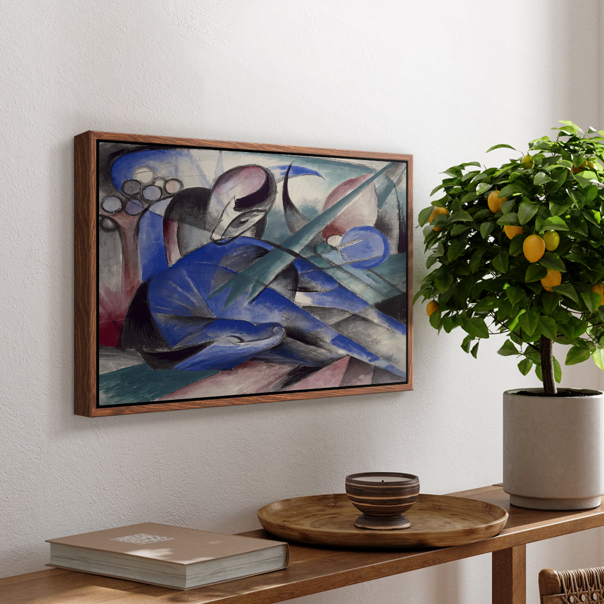 Dreaming Horse, 1913 - Floater Framed Canvas Print