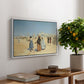 View from the Desert of Cairo with Citadel and Mamluk Tombs in the Background, c. 1889-1890 - Floater Framed Canvas Print