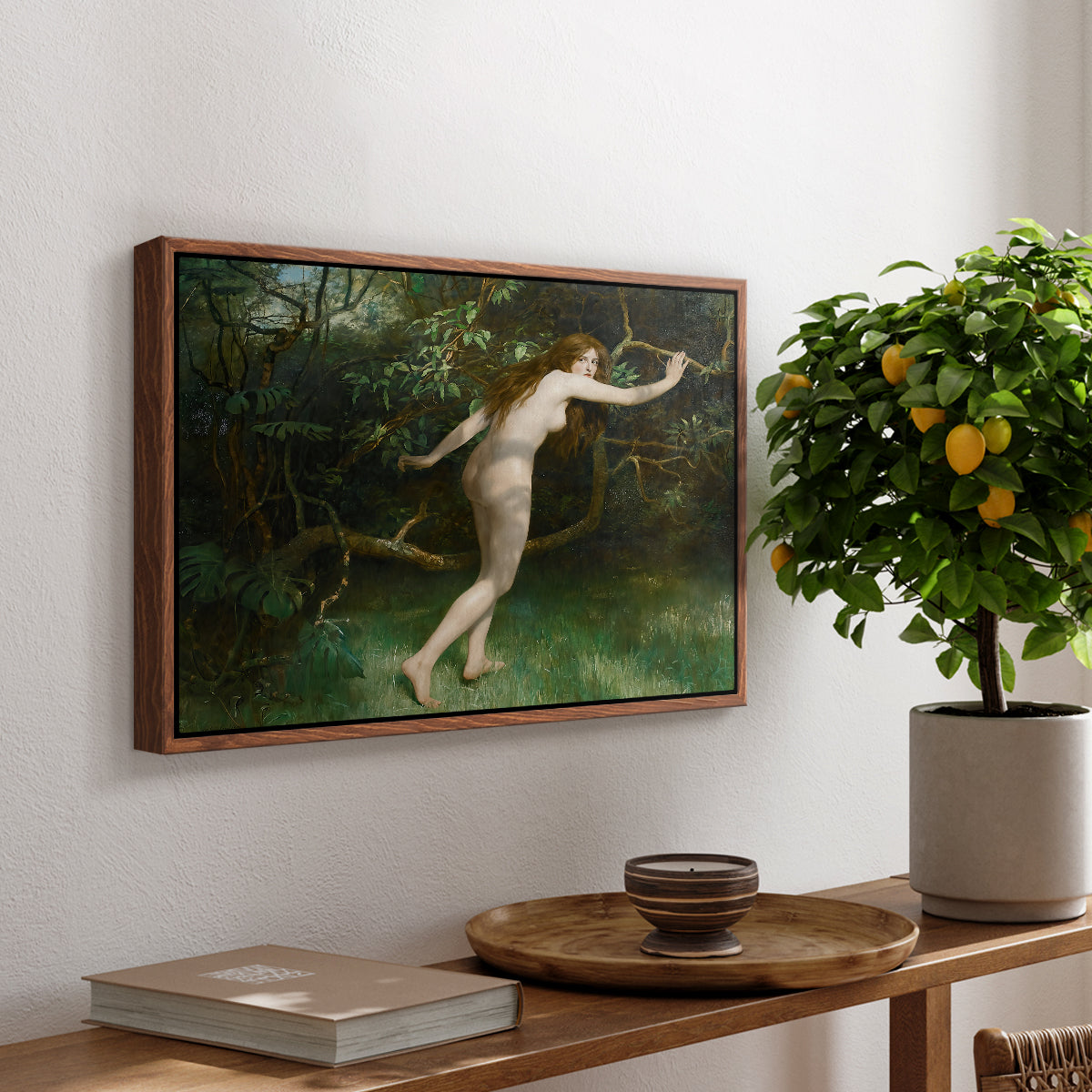Eve, 1911 - Floater Framed Canvas Print