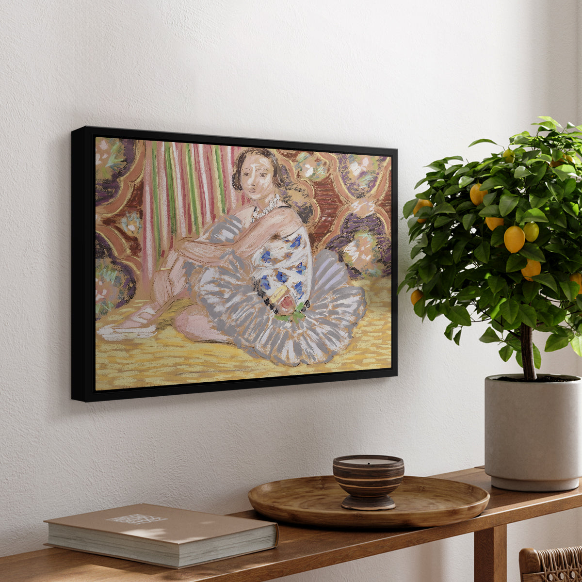 The Dancer (La danseuse), c. 1927 - Floater Framed Canvas Print