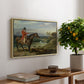 John Levett Hunting at Wychnor, Staffordshire, 1818 - Floater Framed Canvas Print