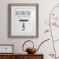 Palm Bath II - Barnwood Framed Art Print