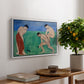 Game of Bowls, 1908 - Floater Framed Canvas Print