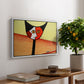 Picasso's Cat–El Gato - Floater Framed Canvas Print