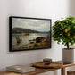 By the Water, 1876 - Floater Framed Canvas Print