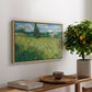 Green Wheat Field with Cypress, 1889 - Floater Framed Canvas Print
