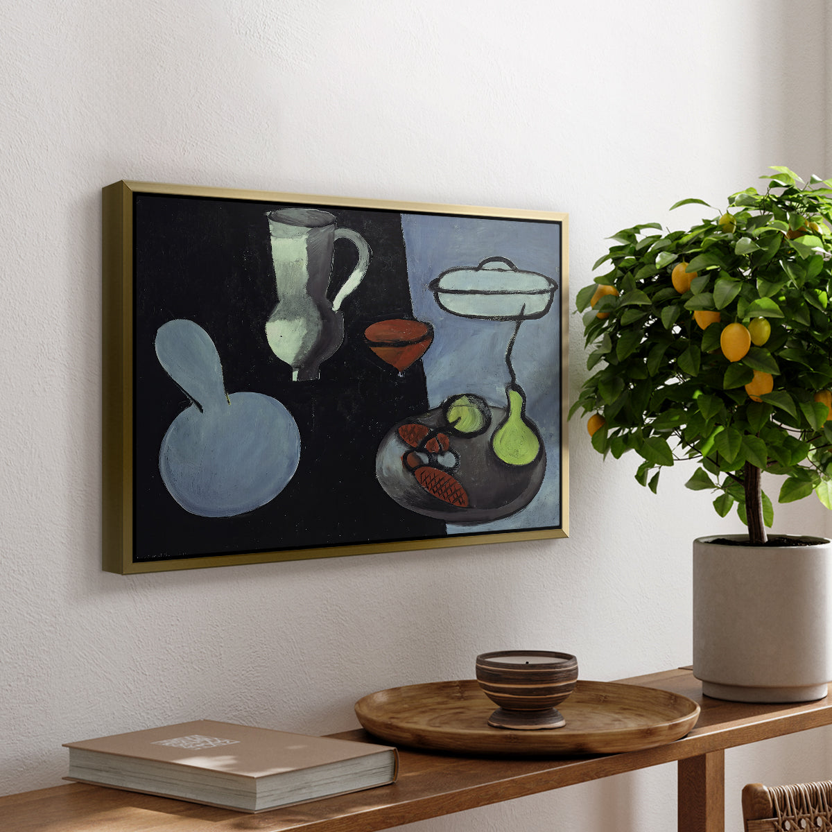 The Gourds (Les coloquintes), 1916 - Floater Framed Canvas Print