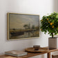 Barge below Flatford Lock, c. 1810 - Floater Framed Canvas Print