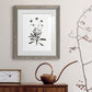 Inky Botanical I - Premium Framed Print - Distressed Barnwood Frame - Ready to Hang