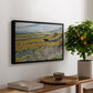 Enclosed Field with Ploughman, 1889 - Floater Framed Canvas Print