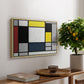 Composition with Yellow, Red, Black, Blue, and Gray, 1920 - Floater Framed Canvas Print