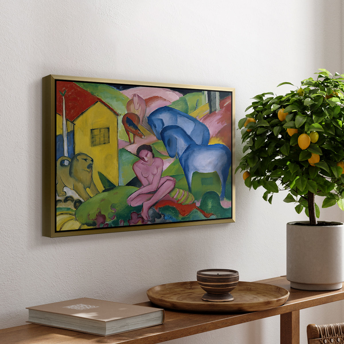 The Dream, 1912 - Floater Framed Canvas Print