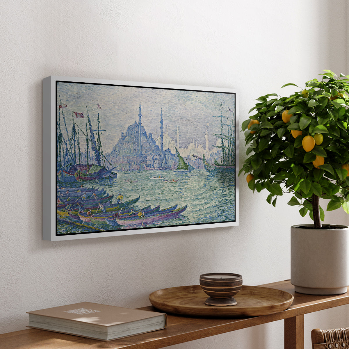 The Golden Horn, Minarets, 1907 - Floater Framed Canvas Print