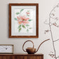 Peony Contour - Barnwood Framed Art Print