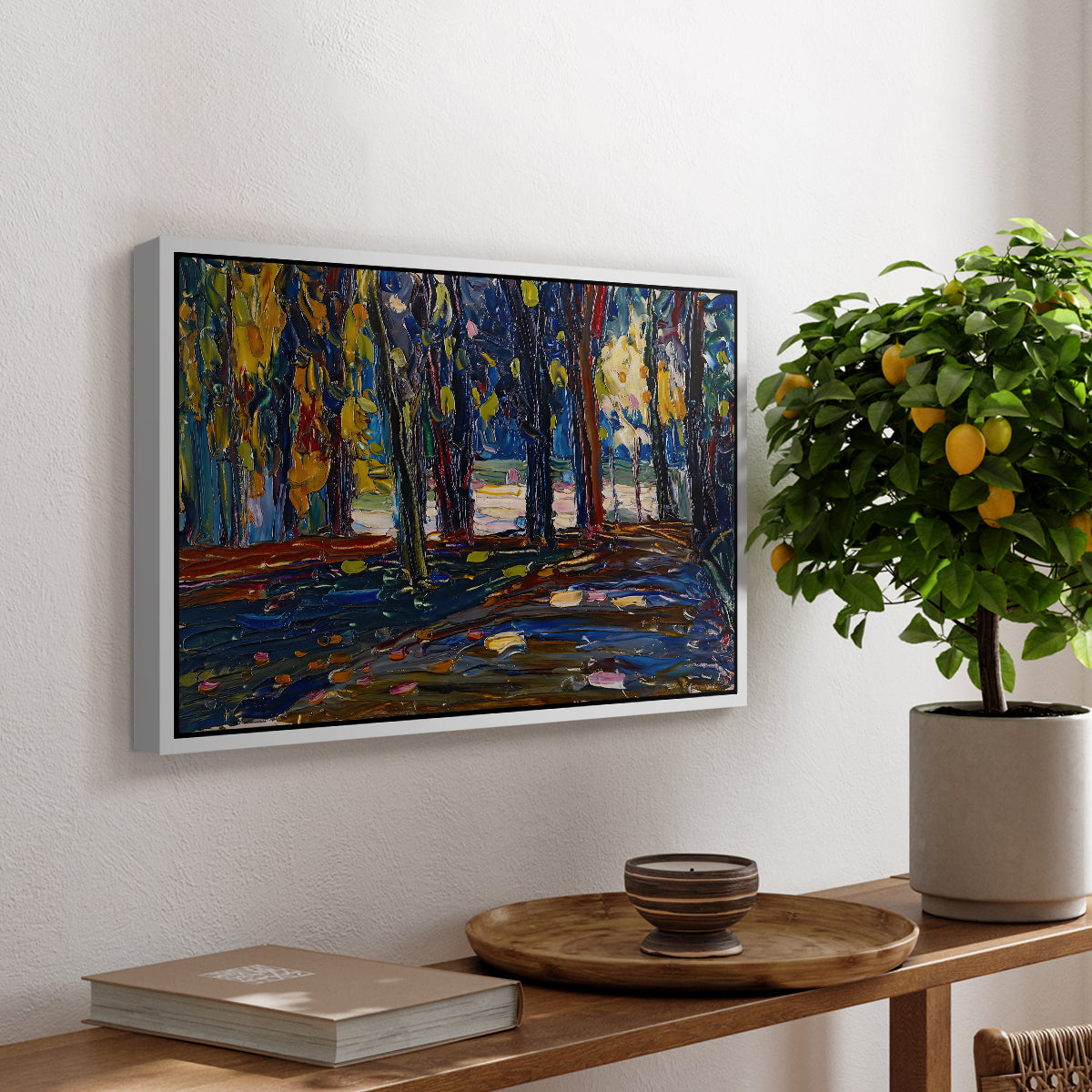 Autumn Study, 1908 - Floater Framed Canvas Print