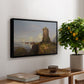 Italian Coast Scene with Ruined Tower, 1838 - Floater Framed Canvas Print