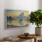The Port at Sunset, Opus 236, Saint Tropez, 1892 - Floater Framed Canvas Print