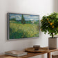 Green Wheat Field with Cypress, 1889 - Floater Framed Canvas Print