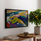 Murnau Mountain Landscape with Church, 1910 - Floater Framed Canvas Print