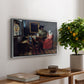 The Glass of Wine, c. 1660 - Floater Framed Canvas Print