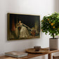 The Stolen Kiss (Le Baiser à la dérobée), c. 1788 - Floater Framed Canvas Print