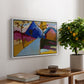 Kochel Straight Street, 1909 - Floater Framed Canvas Print
