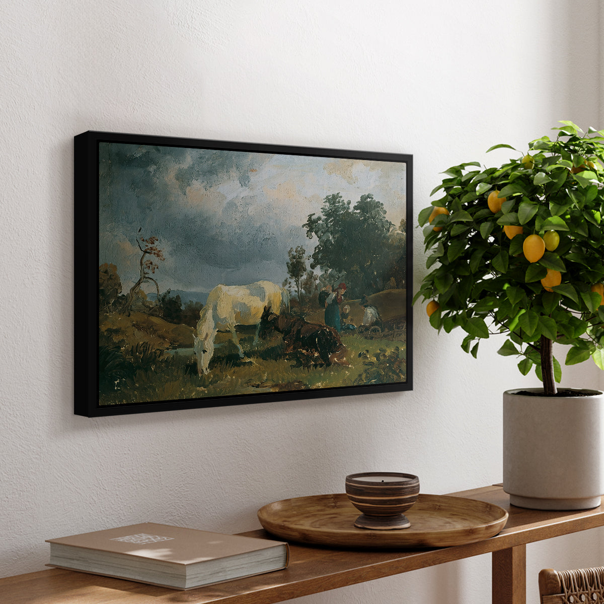 A Mold on the Heath, c. 1830 - Floater Framed Canvas Print