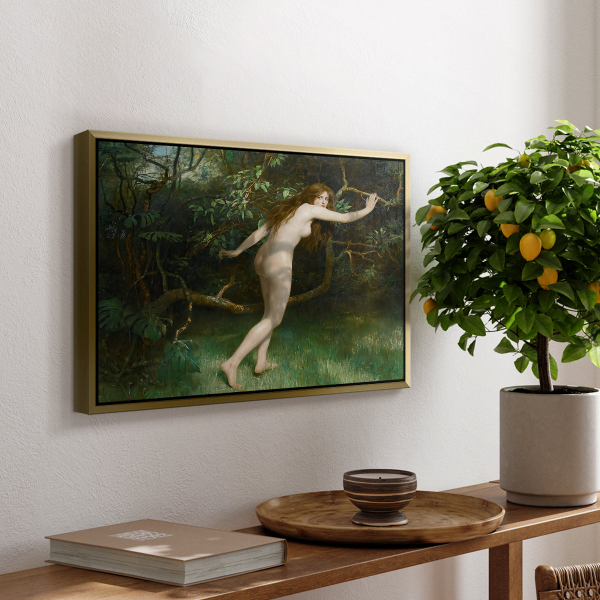 Eve, 1911 - Floater Framed Canvas Print