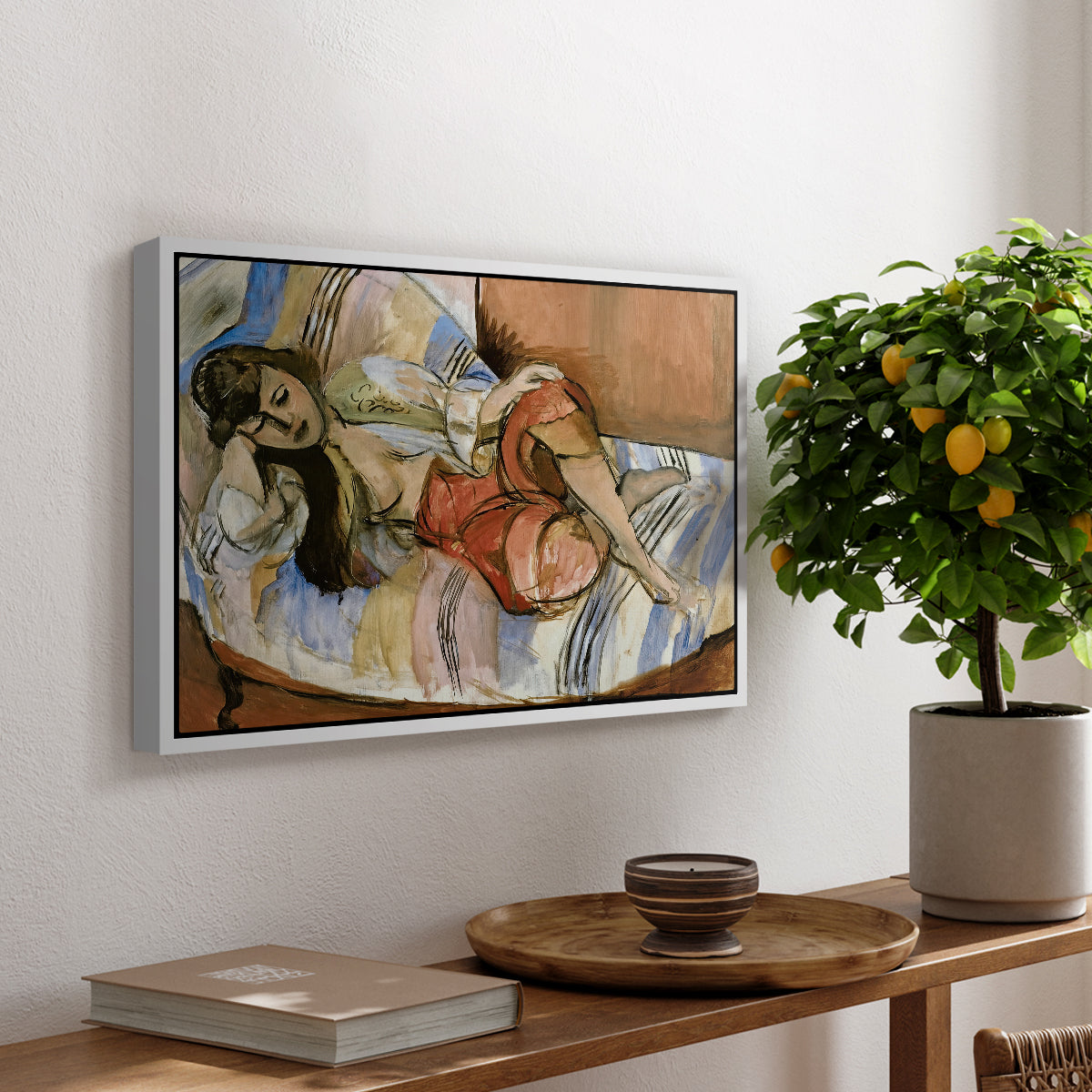 Odalisque, 1923 - Floater Framed Canvas Print