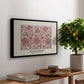 Examples of Chinese Ornament, Pl. XCIII (Morris Inspired), 1867 - Floater Framed Canvas Print