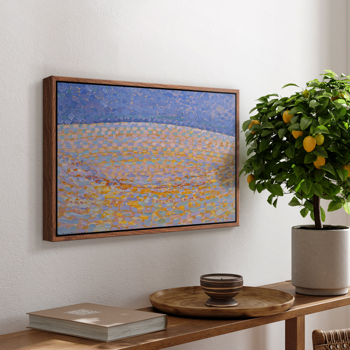 Dune III, 1909 - Floater Framed Canvas Print
