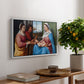 Sacred Conversation, c. 1505 - Floater Framed Canvas Print
