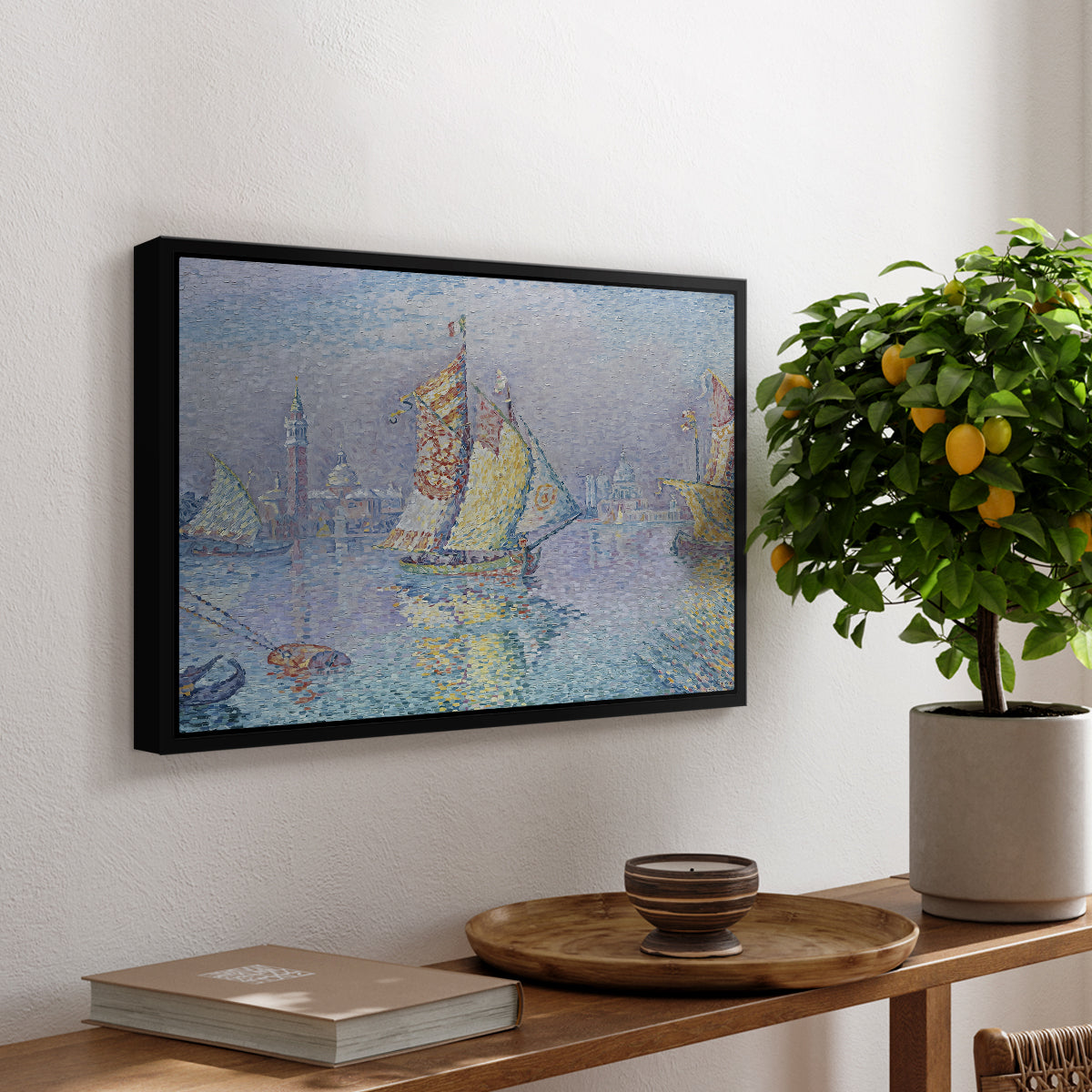 Venice, the Yellow Sail, 1904 - Floater Framed Canvas Print