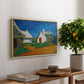 Three White Cottages at Saintes-Maries, 1888 - Floater Framed Canvas Print