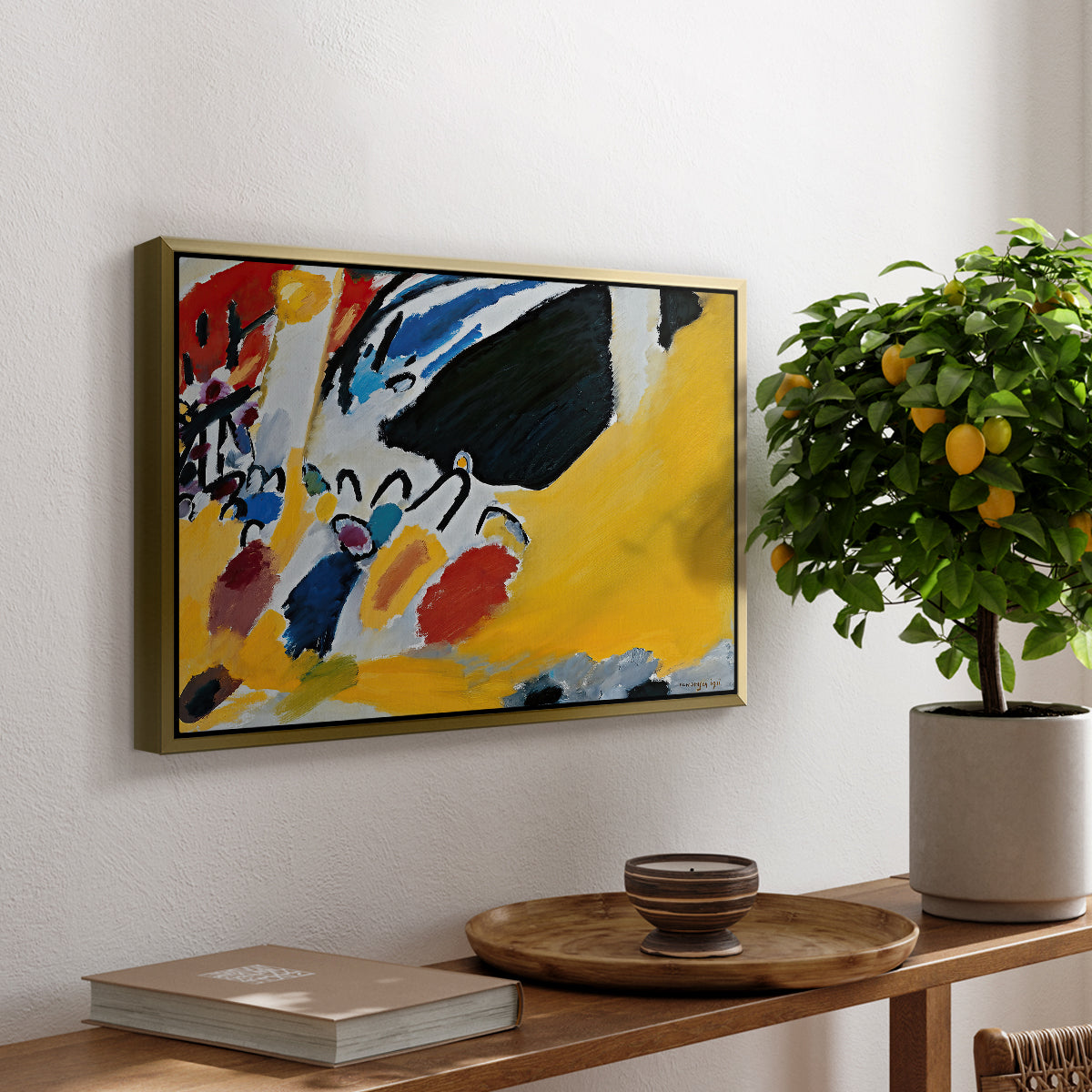 Impression III (Concert), 1911 - Floater Framed Canvas Print