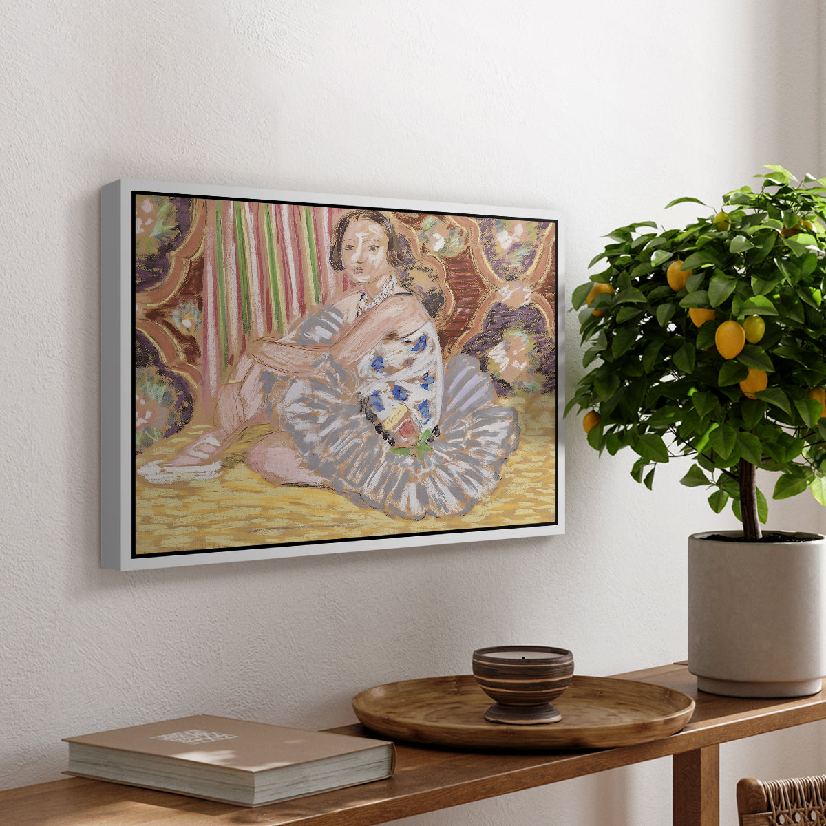The Dancer (La danseuse), c. 1927 - Floater Framed Canvas Print