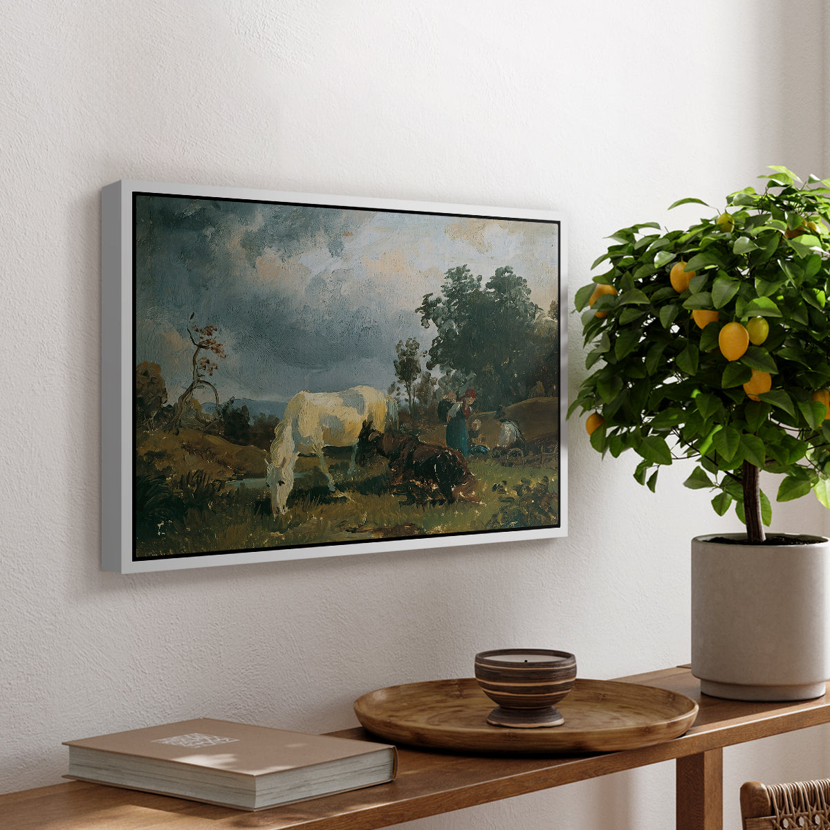 A Mold on the Heath, c. 1830 - Floater Framed Canvas Print