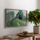 Landscape with Cypresses and Olive Trees near Nice, c. 1918 - Floater Framed Canvas Print
