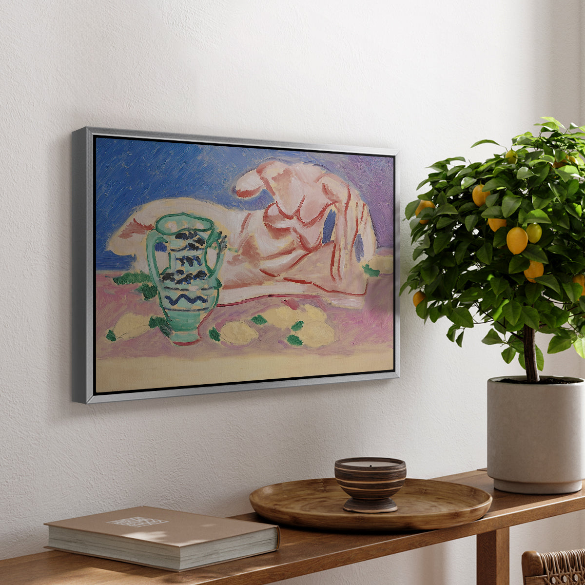 Ilyssus from the Parthenon, 1908 - Floater Framed Canvas Print