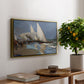 The Beach at Valencia, 1908 - Floater Framed Canvas Print