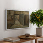 The Conversation, 1884 - Floater Framed Canvas Print