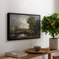 Dedham Lock and Mill, c. 1820 - Floater Framed Canvas Print