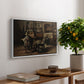 The Studio of Ferdinand De Braekeleer I, Father of the Painter, c. 1873-1885 - Floater Framed Canvas Print
