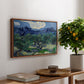 Olive Trees with the Alpilles in the Background, 1889 - Floater Framed Canvas Print