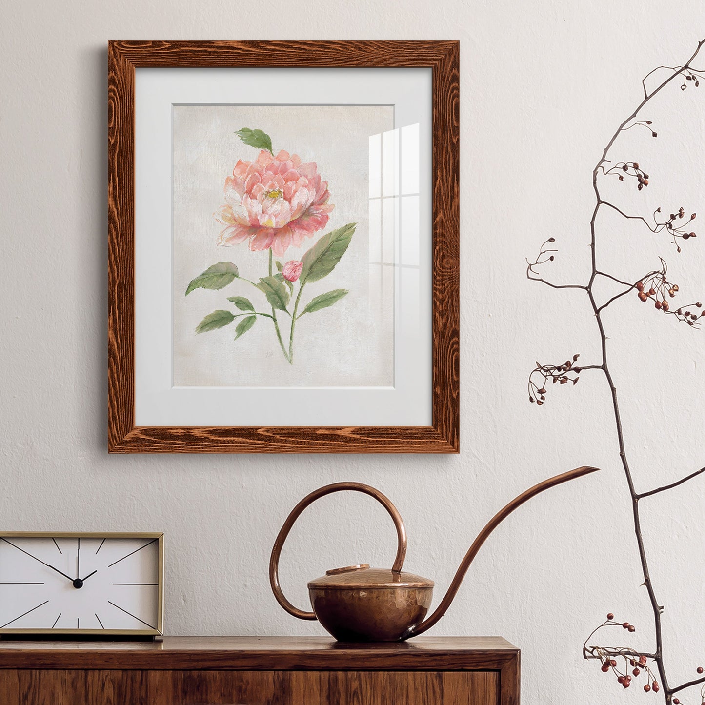 Grandiflora III - Premium Framed Print - Distressed Barnwood Frame - Ready to Hang