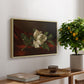 Magnolia on Red Velvet, c. 1885-1890 - Floater Framed Canvas Print