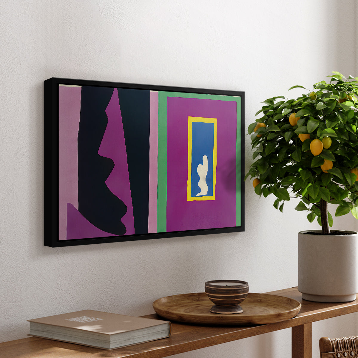 Destiny (Le destin), from Jazz, 1947 - Floater Framed Canvas Print