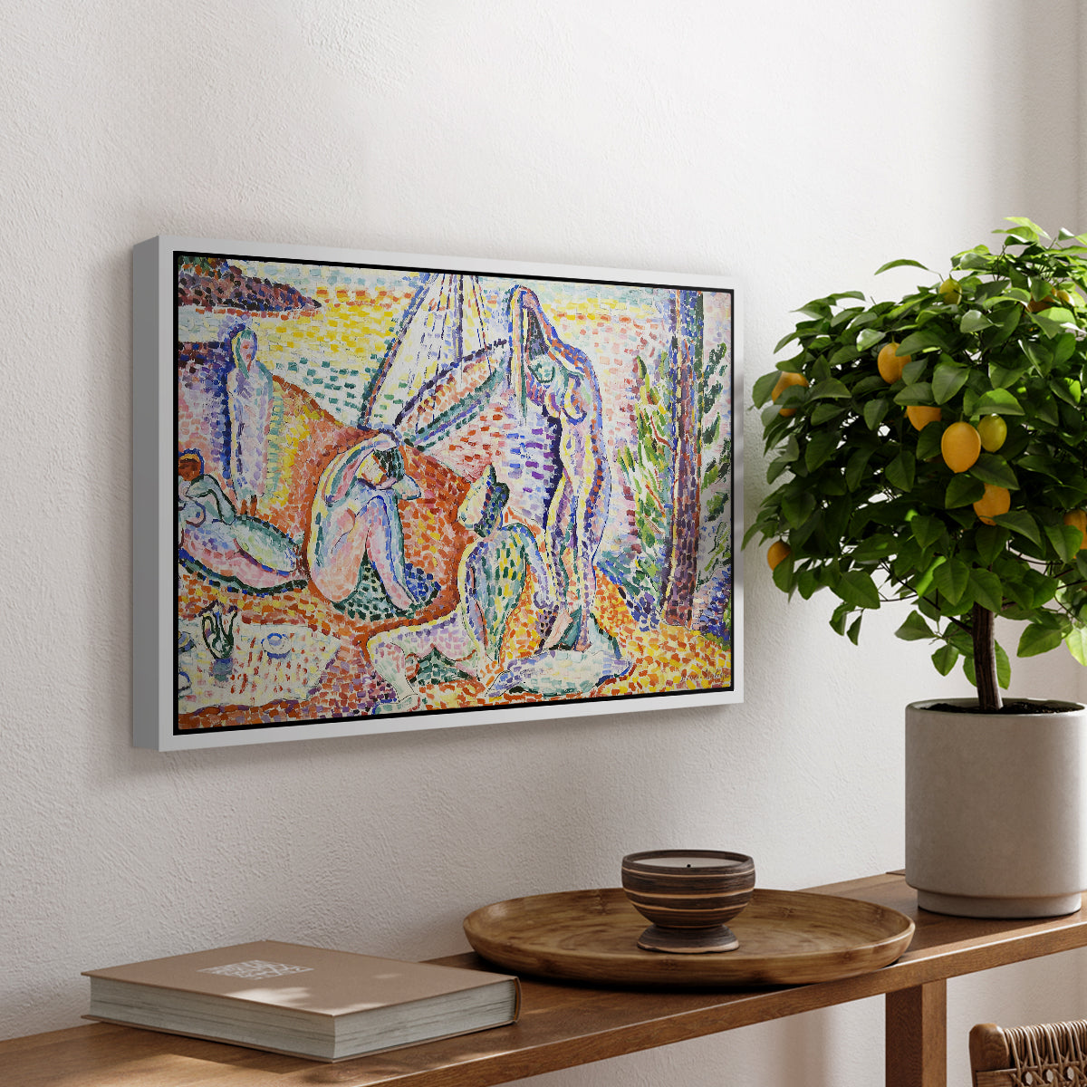 Luxe, Calme et Volupté, 1904 - Floater Framed Canvas Print