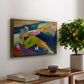 Murnau Mountain Landscape with Church, 1910 - Floater Framed Canvas Print
