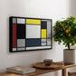 Composition with Yellow, Red, Black, Blue, and Gray, 1920 - Floater Framed Canvas Print